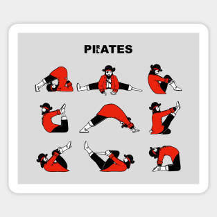 Pirates Pilates Sticker